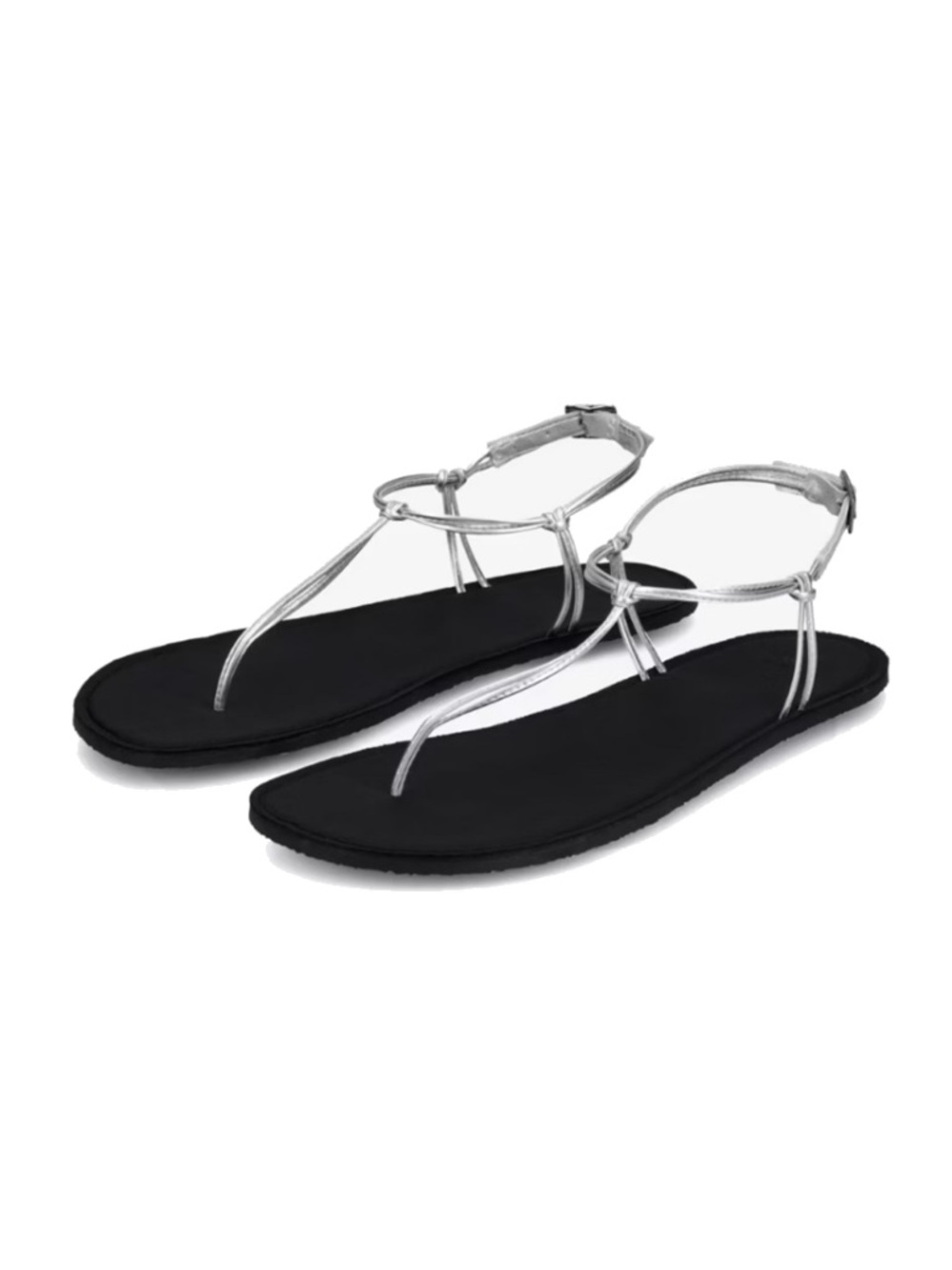Groundies Amalfi Barefoot Sandals Silver size EU 40